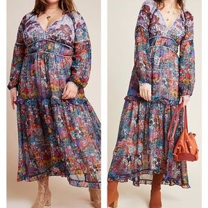Anthropologie Maeve Annabella Maxi Dress - Size 14